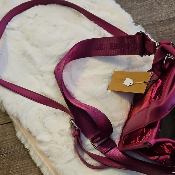 Steve Madden Pink Sequin Women's Bag - Picture 4 of 6